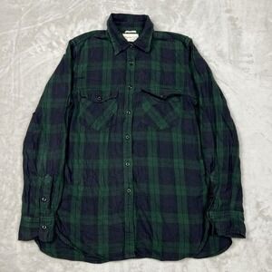 Denim & Supply Ralph Lauren‎ Green Plaid Flannel Shirt Men's Medium